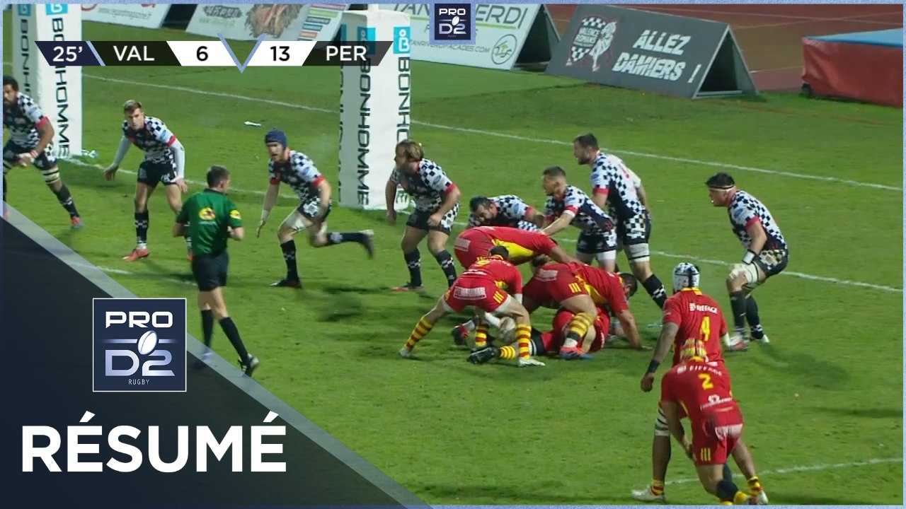 PRO D2 - Résumé Valence Romans Drôme Rugby-USA Perpignan: 9-28 - J13 - Saison 2020/2021
