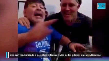 Polémico video de los últimos días de Maradona