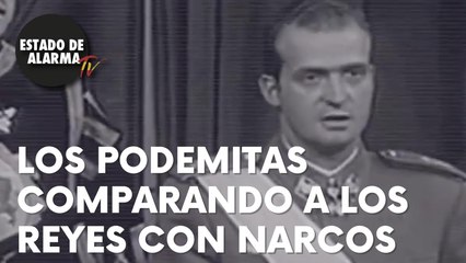 Los PODEMITAS  equiparan a la FAMILIA REAL con PABLO ESCOBAR mientras aplauden el RÉGIMEN CRIMINAL de MADURO... ¡ASCO!