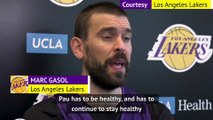 'Pau must focus on health before thinking of Lakers partnership' - Marc Gasol