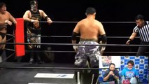 Mammoth Sasaki, Tomoya Hirata & Violento Jack vs. Kamui, Minoru Fujita & Rina Yamashita