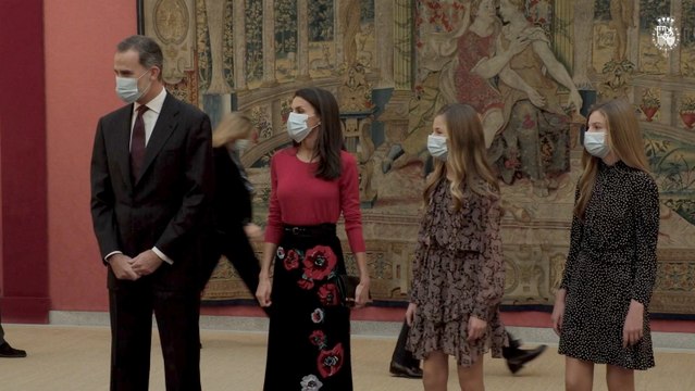 La Princesa Leonor y la Infanta Sofía, protagonistas en el último acto de los Reyes