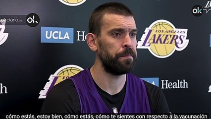 La aplaudida respuesta de Marc Gasol tras ser preguntado por la vacuna del coronavirus