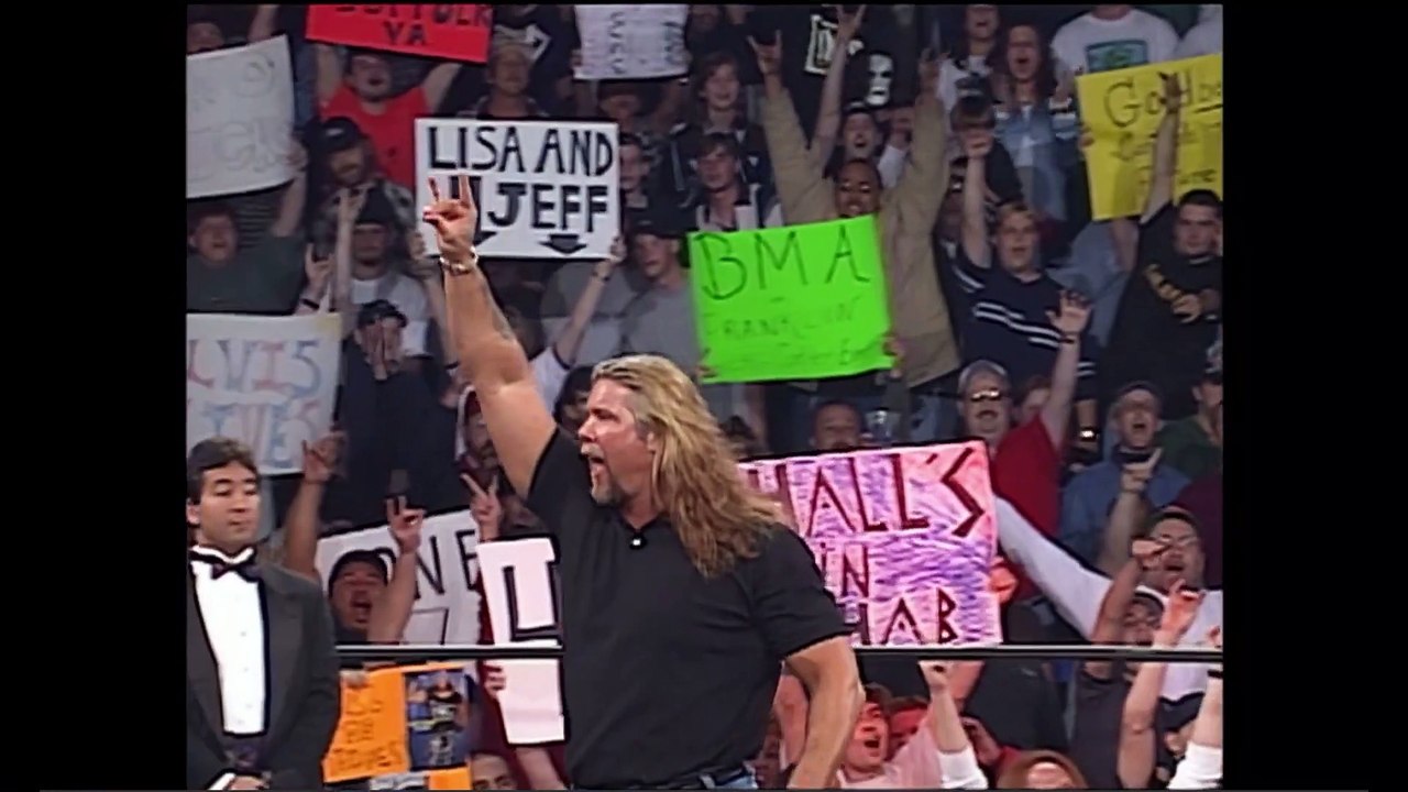Kevin Nash & Macho Man in ring segment