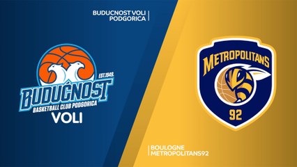 Buducnost VOLI - Boulogne Metropolitans 92 Highlights | 7DAYS EuroCup, RS Round 7