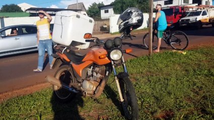 Homem tem suspeita de fratura em fêmur em colisão de trânsito na marginal da PRc-467