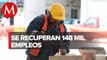 En noviembre, se recuperaron más de 148 mil empleos, reporta IMSS