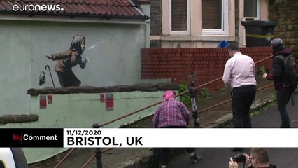 Новая работа Banksy появилась в Бристоле
