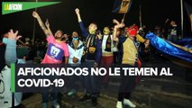 Seguidores de Pumas ignoran medidas sanitarias contra el covid-19