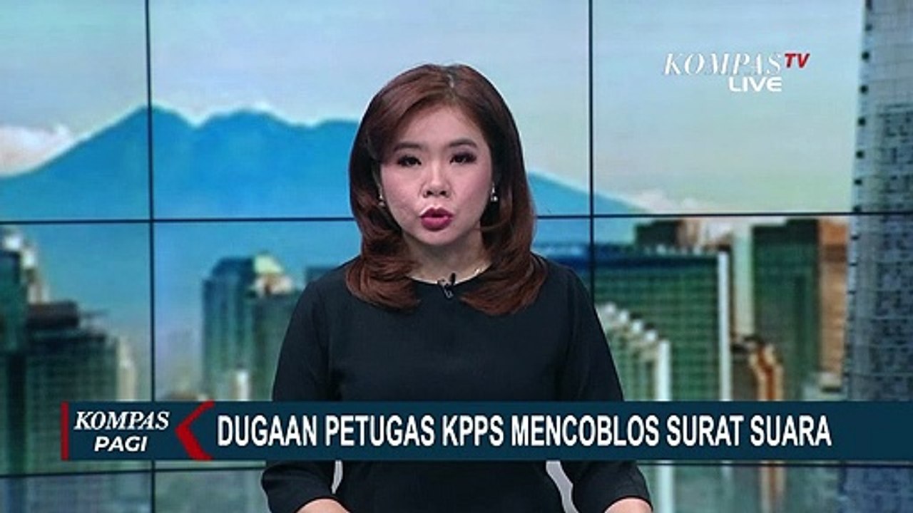 Video Viral! Dugaan Petugas KPPS Mencoblos Surat Suara