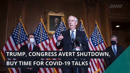 Trump, Congress avert shutdown, buy time for COVID-19 talks, and other top stories in politics from December 12, 2020.