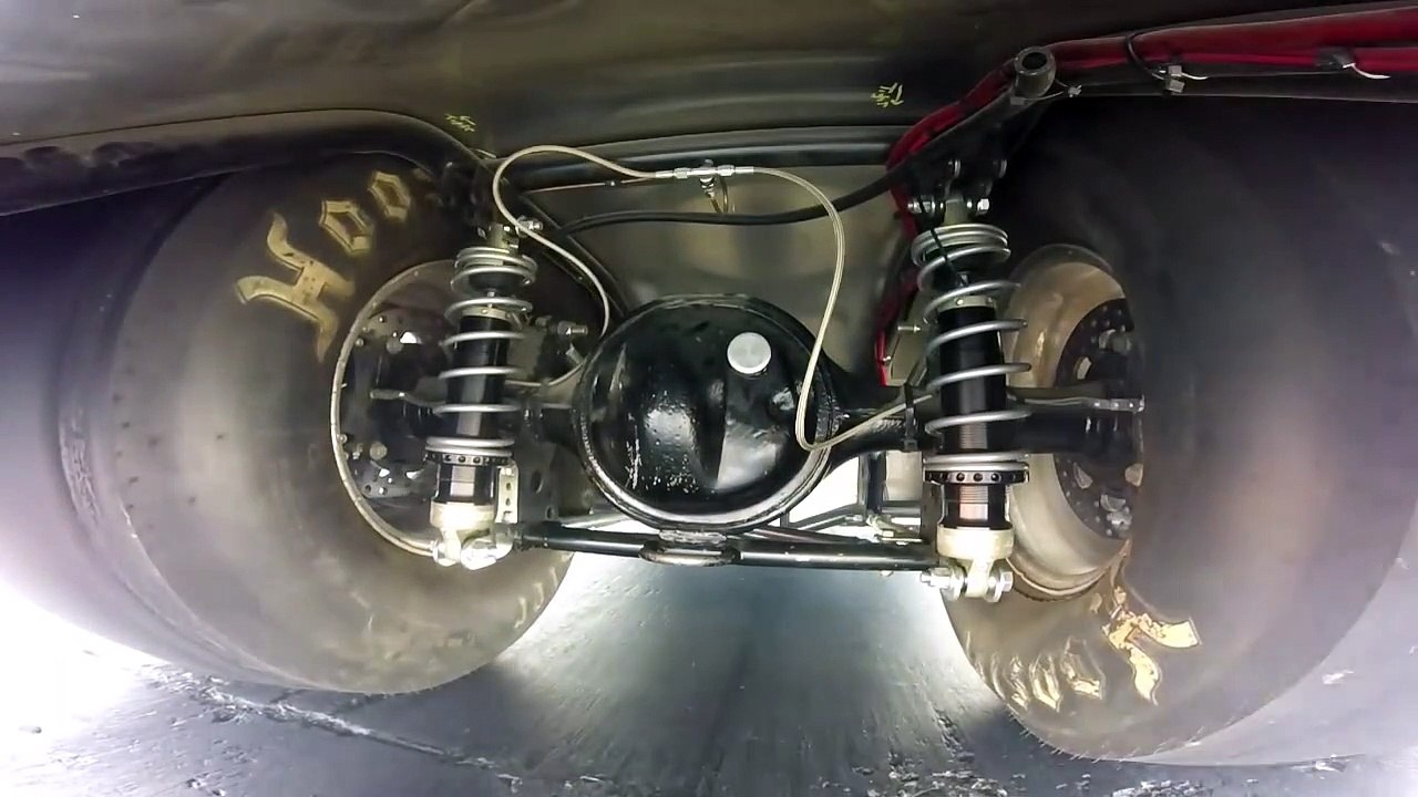 Drag car 4 link