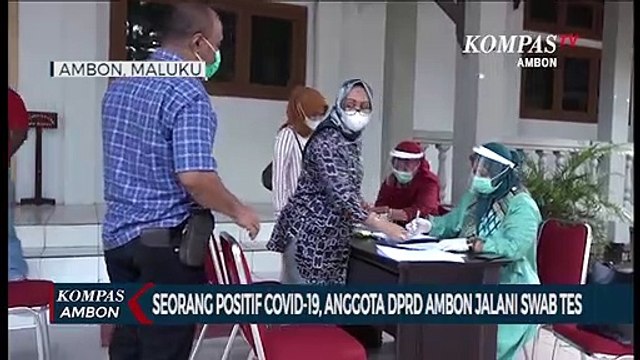 Seorang Positif Covid-19, Anggota DPRD Ambon Jalani Swab Tes