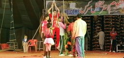 Dhoom international circus fly dangerous scene kasur circus933