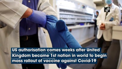 US approves Pfizer Covid-19 vaccine for emergency use