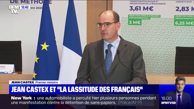 Covid-19: Jean Castex évoque une crise sanitaire qui s'entête à durer