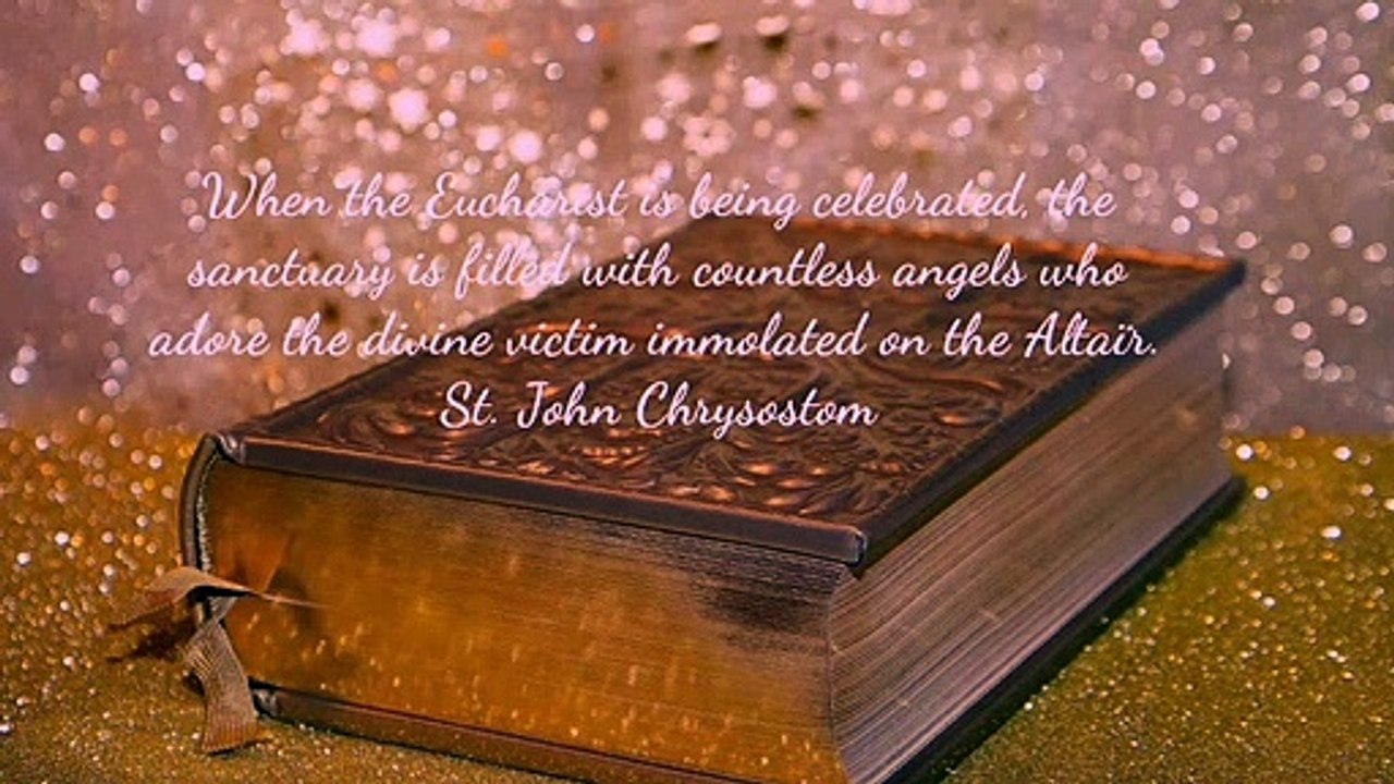 The purest phrases said by the saints about the splendor of the mass