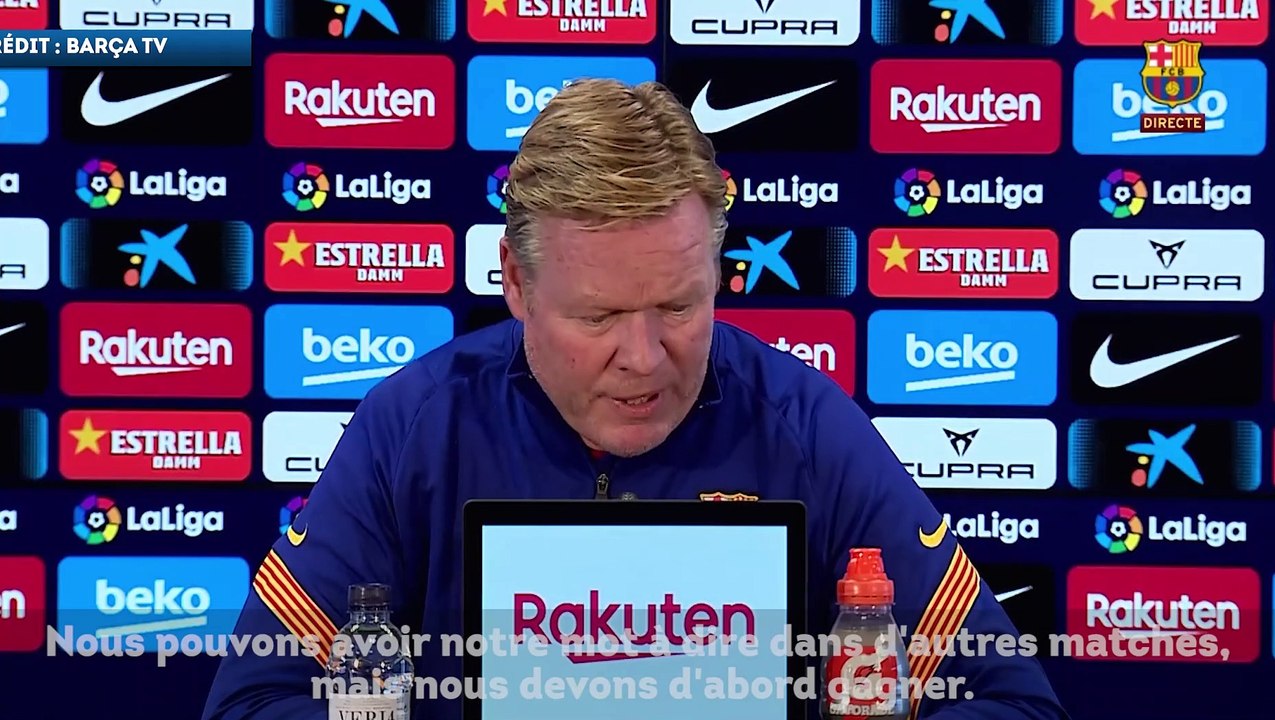 Barça : Ronald Koeman préfère une victoire du Real dans le derby de Madrid