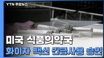 미 FDA, 화이자 코로나19 백신 긴급사용 승인 / YTN