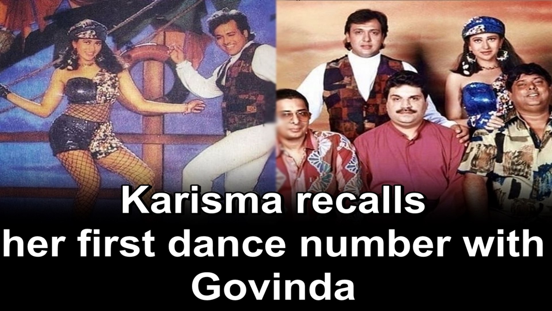 Govinda and Karisma Kapoor Painting 