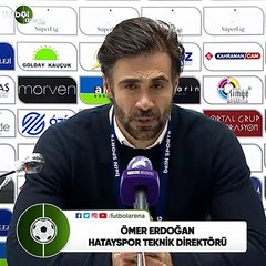 Ömer Erdoğan futbolcuların performansından memnun!