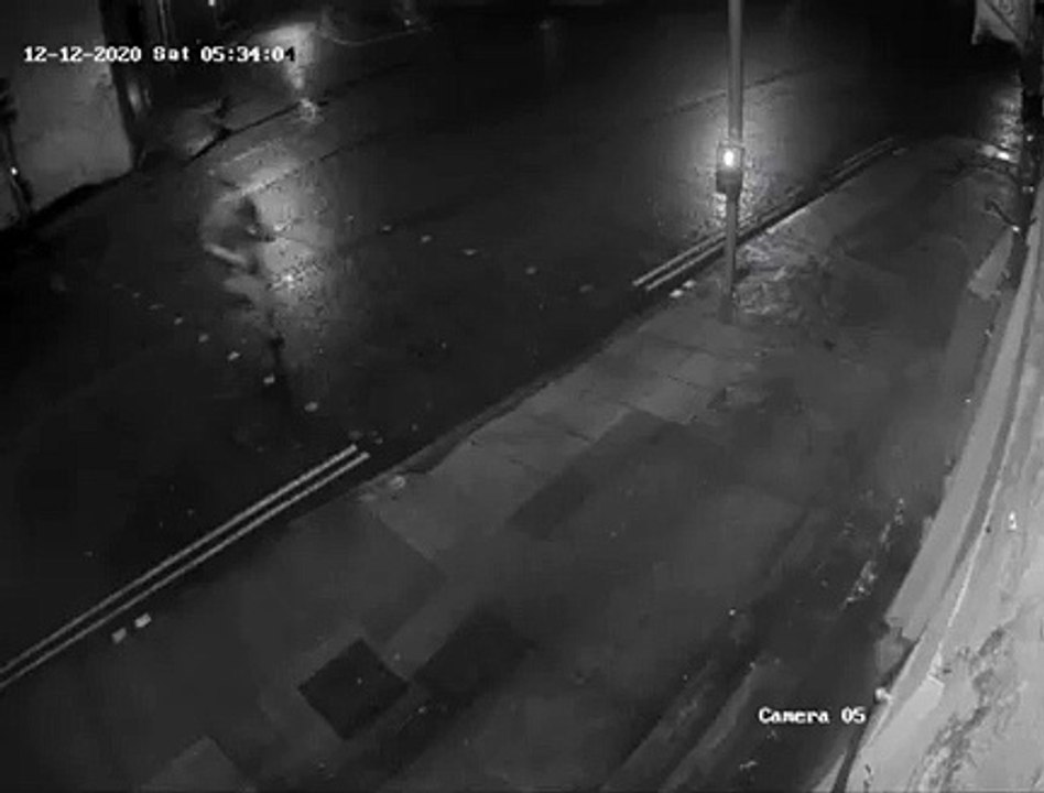 Watch as CCTV footage shows Leith stealing Christmas decorations for Haddington pub