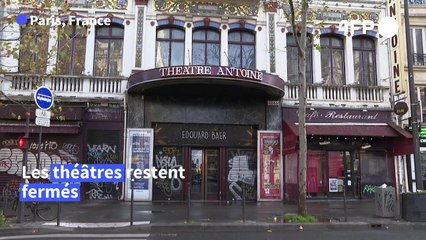 Théâtres fermés: "un crève-coeur" pour les professionnels