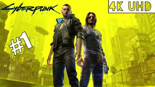 Cyberpunk 2077 - Gameplay #1 - 4K UHD | Corpo Lifepath [No Commentary]| CD PROJEKT RED