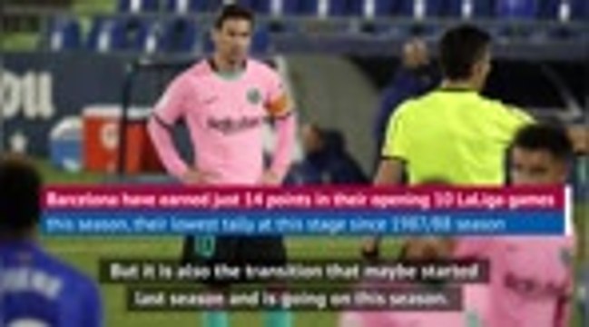 Club and fans enduring difficult period - Koeman on Barca woes