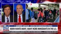 ANDREW ARTHUR, CENTER FOR IMMIGRATION STUDIES. Biden wants many many more immigrants in the USA. REAL NUMBER OF UNDOCUMENTED COULD BE 22 MILLION. BIDEN PROMISES PATHWAY TO CITIZENSHIP TO MILLIONS. Tucker Carlson Tonight