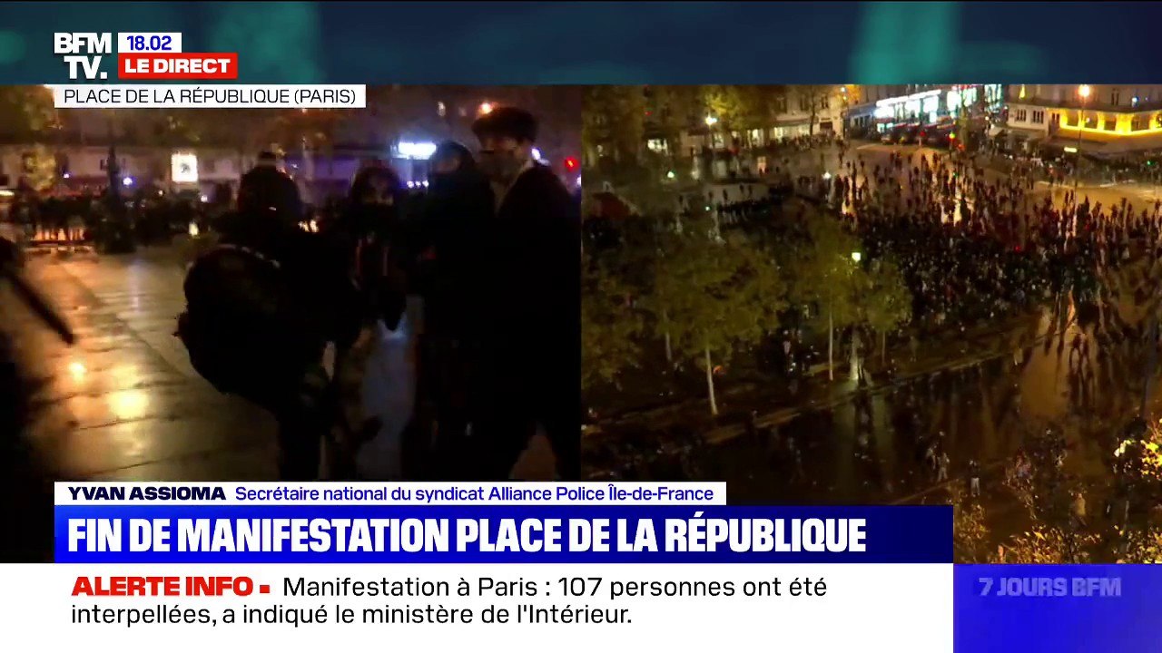 Manifestation à Paris: le syndicat Alliance Police Île-de-France détaille "une réussite" dans le maintien de l'ordre