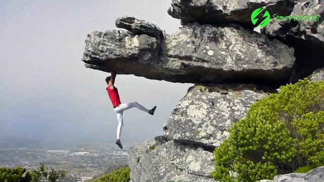 Ce champion d'escalade va vous en mettre plein les yeux... vertigineux