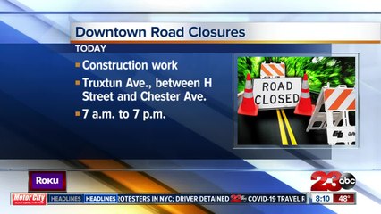 Downtown road closures today