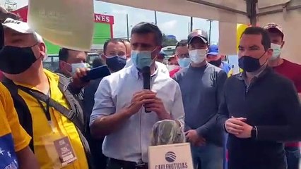 Leopoldo López recorrió los diversos puntos de la Consulta Popular en Colombia