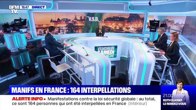 Manifestations en France: 164 personnes interpellées - 12/12