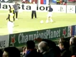 Cristiano Ronaldo, Anderson, Evra, jouent a la baballe