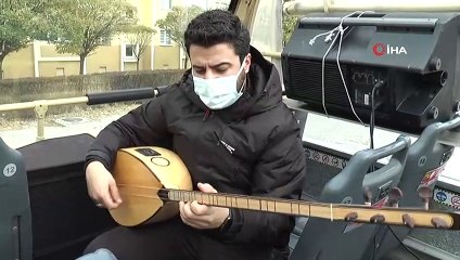 Nevşehir’de kısıtlamada sokak konserleri düzenlendi