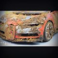 Restoration Damaged Bugatti Chiron Super Car Model C.