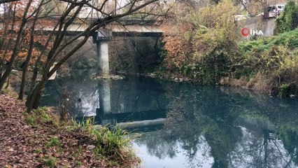 Bartın Irmağı'ndaki mavi renk tedirginliğe neden oldu