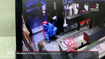 Paris : un braquage express dans une boutique de luxe