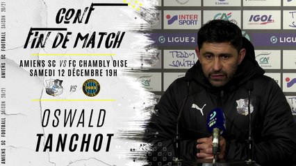 Conférence d'après match ASC - Chambly : Oswald Tanchot