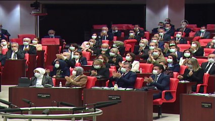 TBMM - Bakan Soylu: '' Koltuğu için birbirini yiyen Edirne'deki Demirtaş'a da, Karayılan'a da, tecavüzcü Biçirpinin Duran Kalkan'a da terörist diyoruz''