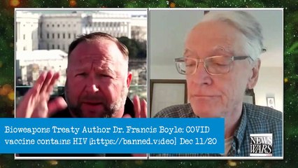 Bioweapons Treaty Dr  COVID vaccine contains HIV
