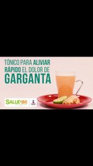 Tónico para aliviar el dolor de garganta | Salud180