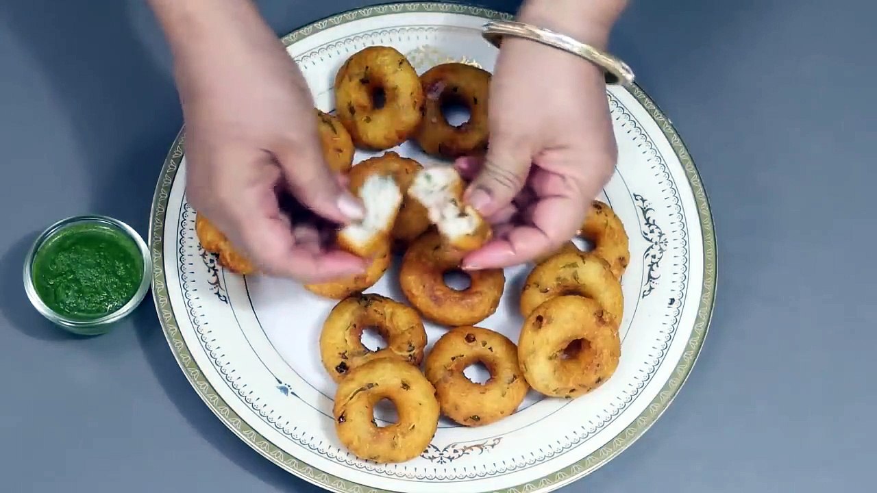 Crispy Rice Vada Recipe Instant Rice Flour Vada Nisha Madhulika