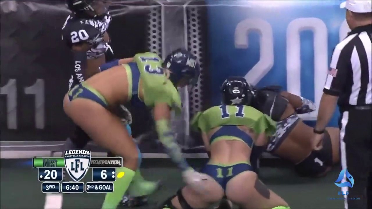 Best moments of the football lingerie league (LFL)