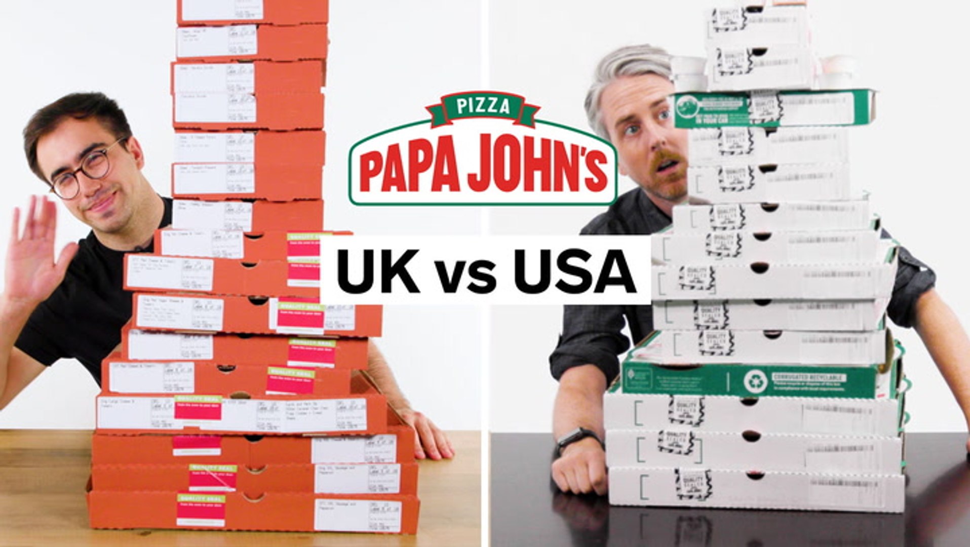 US vs UK Papa John's: Food Wars