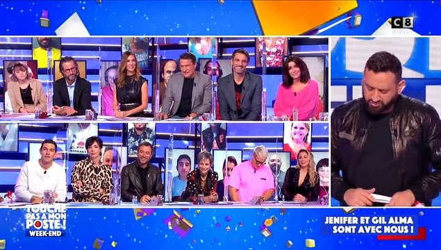 Jenifer Bartoli, invitée dans l'émission Touche pas à mon poste sur C8.