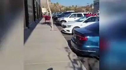 Noel Baba ve Elf kılığındaki polisler hırsızlara böyle müdahale etti!