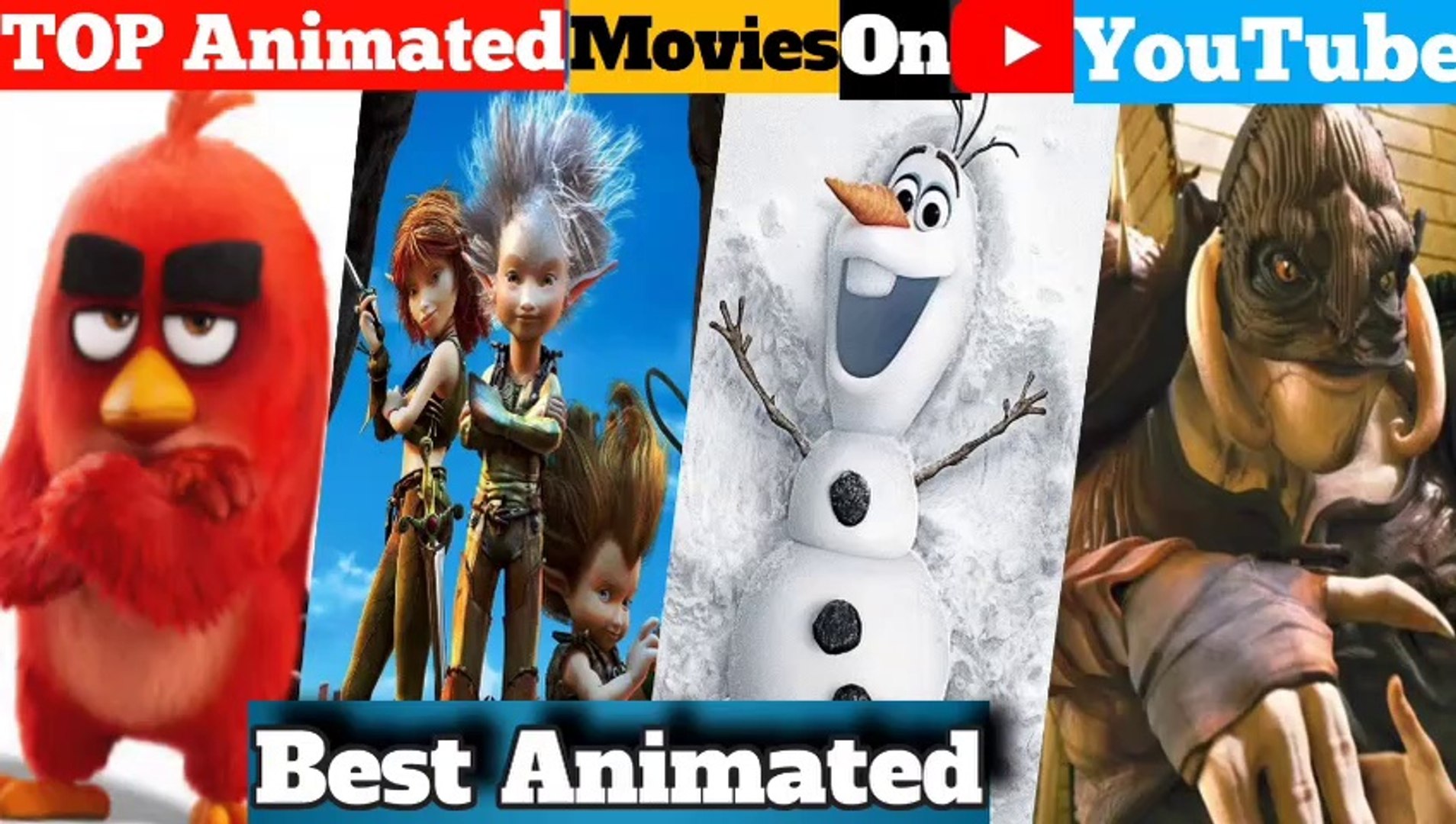 ⁣TOP Animated Movies On YouTube|| Hollywood Animated Movies with YouTube link
